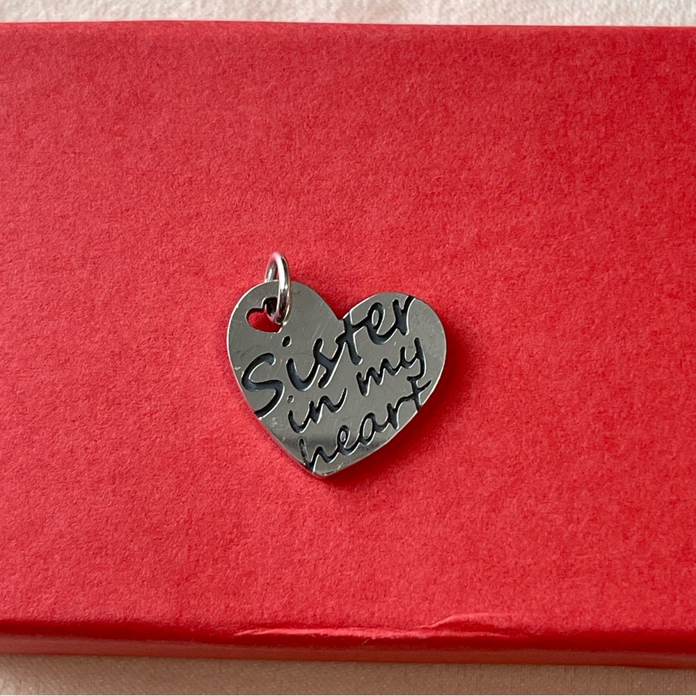 James Avery Sister in My Heart Charm